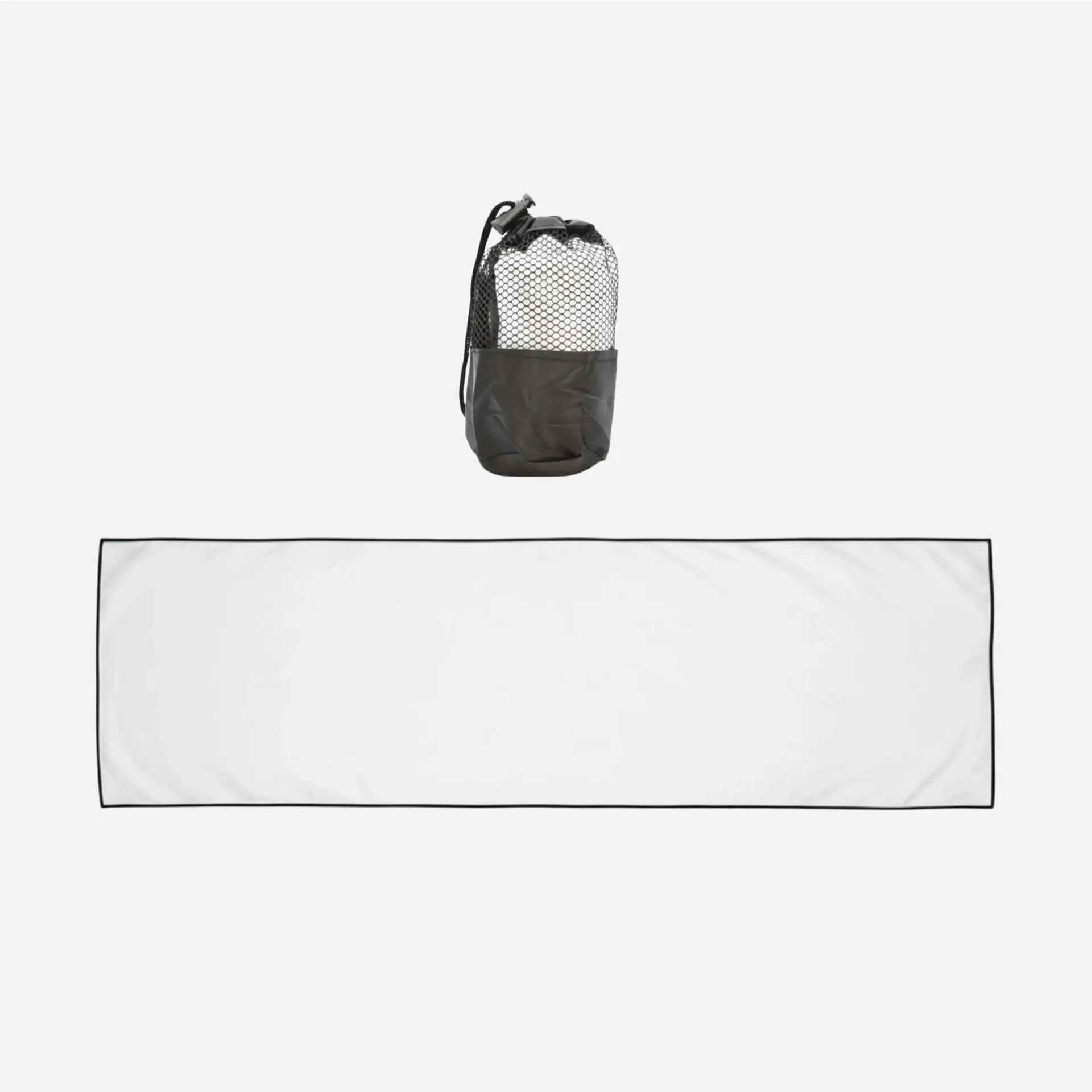 Toalla de Secado Rápido Adventure Dry 30 × 110 cm Gris